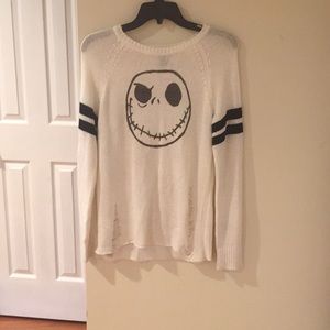 Distressed nightmare before Christmas sweater